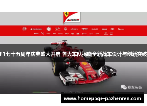 F1七十五周年庆典盛大开启 各大车队揭晓全新战车设计与创新突破