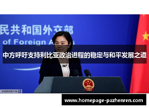 中方呼吁支持利比亚政治进程的稳定与和平发展之道