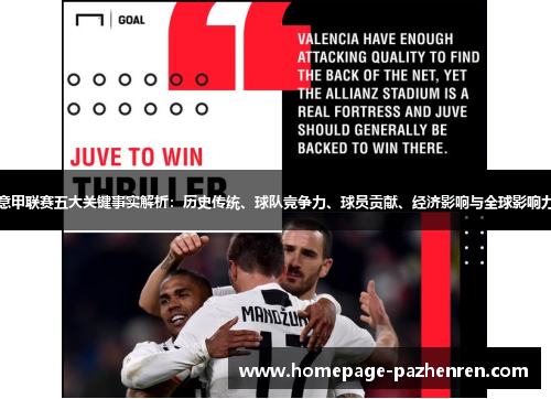 意甲联赛五大关键事实解析：历史传统、球队竞争力、球员贡献、经济影响与全球影响力